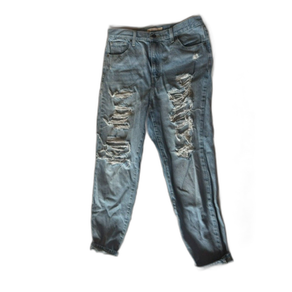 Levi's Distressed High Waisted Mom Jeans Size 31